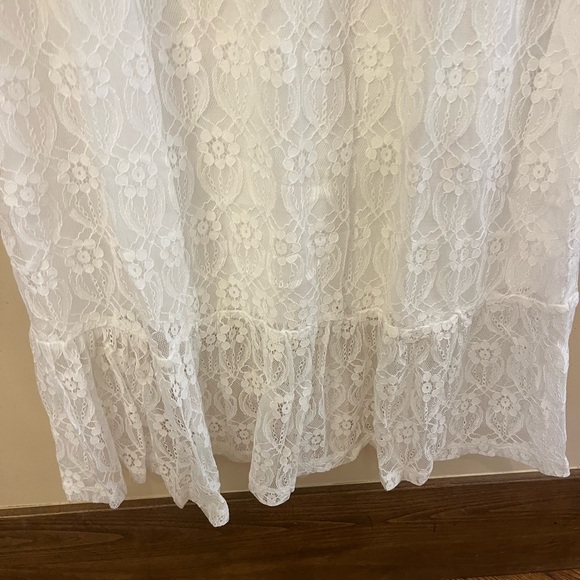 Women’s white lace dress Size XL - Picture 3 of 5